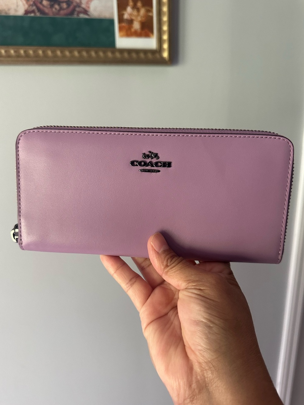 Coach Slim Accordion Zip Wallet